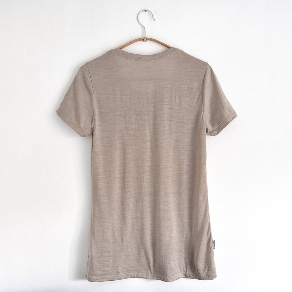 Icebreaker Women's Tech Lite Short Sleeve Low Crewe at My Peak - Size Small - Picture 2 of 7